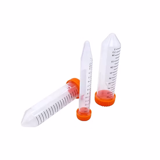 Clear Cryogenic Vial Conical Lab Medical Micro Centrifuge Tube Without Cap